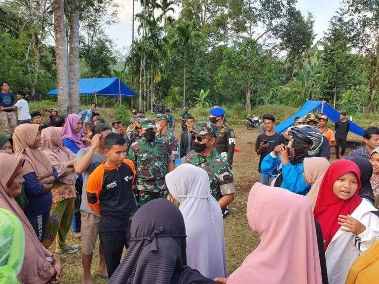 Pangdam I/BB Kunjungi Lokasi Pengungsian Korban gempa