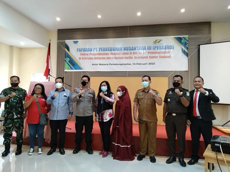 BUMN PN III Persiapan Penyelamatan Seluas 66 Hektar.