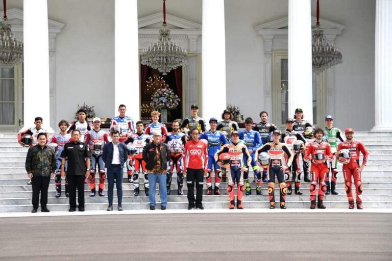 Sejumlah Pembalap MotoGP 2022 di Istana Negara Bertemu Presiden Jokowi