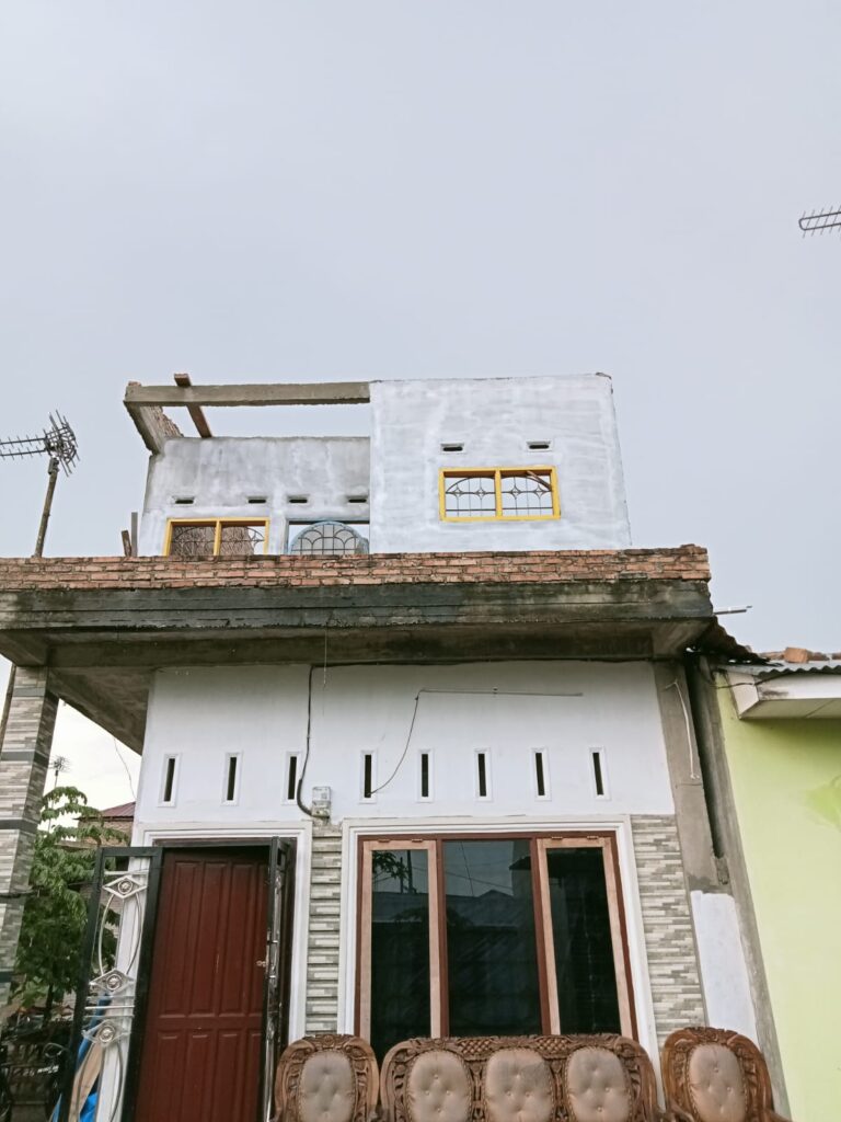 Angin Puting Beliung rusak Rumah Warga Pasar Ia Perdagangan