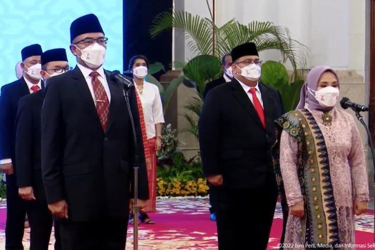 Komisioner KPU dan Bawaslu RI Periode 2022-2027 Resmi Dilantik