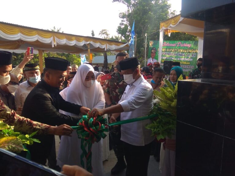 Bupati Simalungun Resmikan Masjid Akbar Al Barokah Huta 13 Dolok Siantar