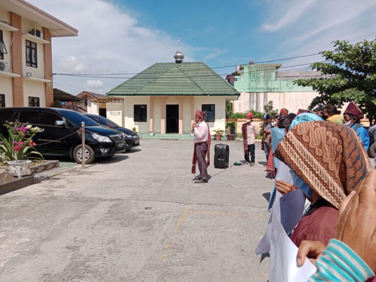 AMMA Unjuk Rasa di Pengadilan Simalungun, Terkait Sidang Lanjutan Pra Peradilan Thompson Ambarita