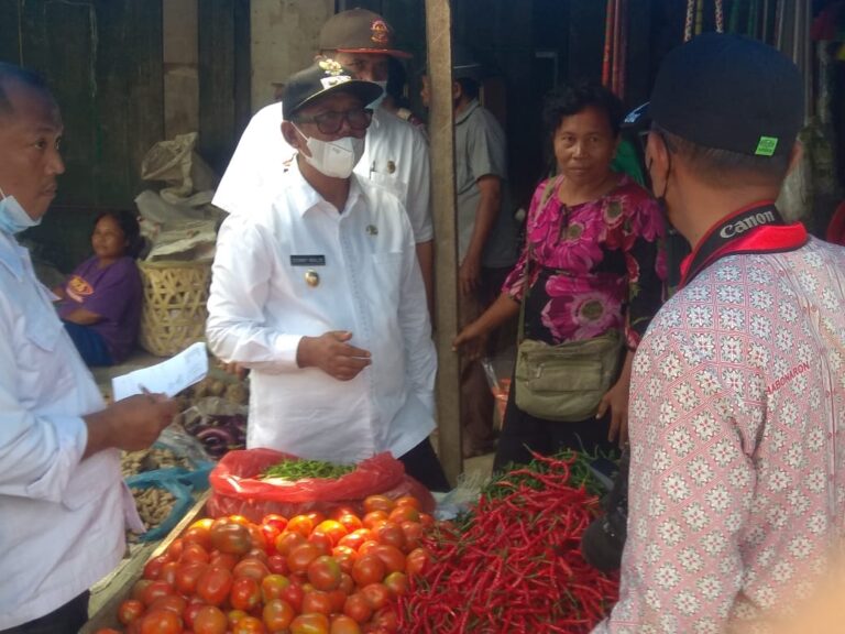 Menjelang Idul Fitri Wakil Bupati Sidak Harga Ke Pasar Modren Perdagangan