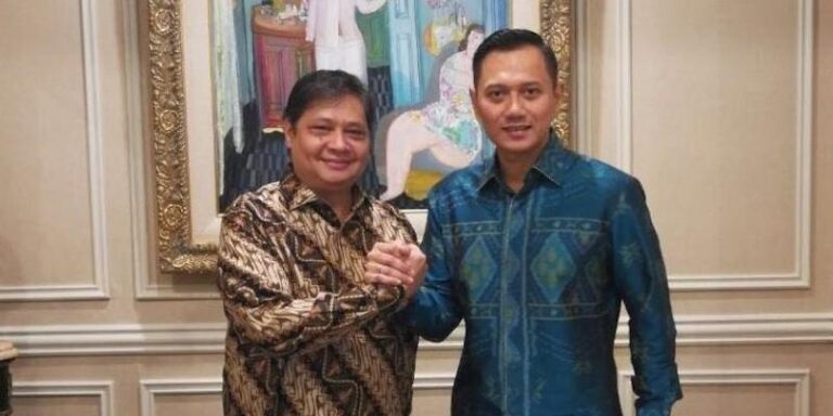 Arah Politik 2024 AHY Silaturahmi ke Kediaman Ketum Partai Golkar AH