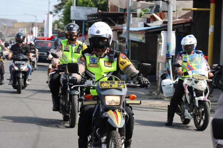 Polres Pematangsiantar Patroli R2 Cek Jalur Alternatif Arus Mudik Lebaran