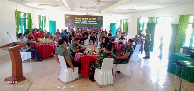 Korem 022/PT Bersama Kodim 0207/Simalungun Gelar Komunikasi Sosial Dengan Jurnalis dan Ormas