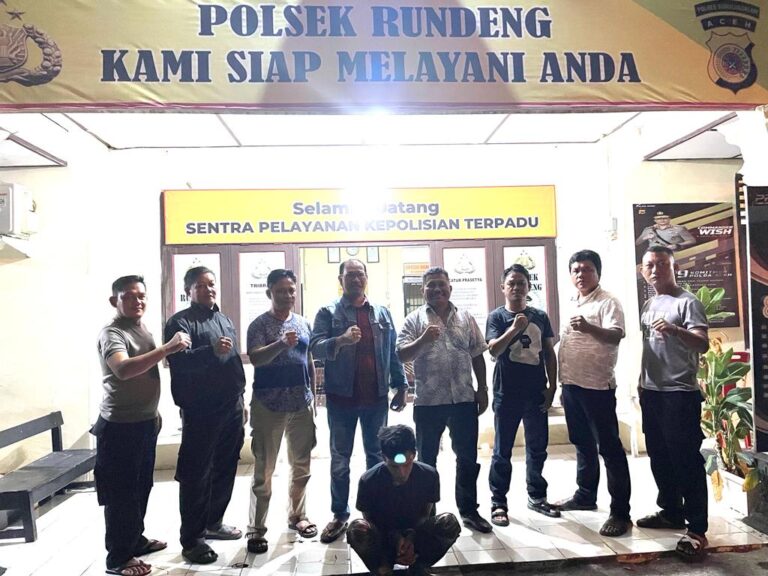 Polsek Perdagangan Tangkap Pencuri Mobil di Aceh Selatan