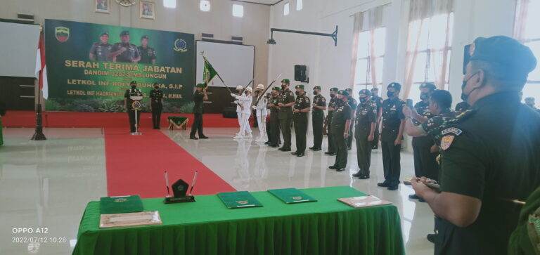 Letkol Inf Hadrianus Yossy Suherman Pimpinan Dandim 0207/Simalungun yang Baru