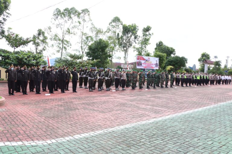 Polres Dan Forkopimda Kabupaten Simalungun Ikuti Virtual Upacara HUT Bhayangkara ke 76