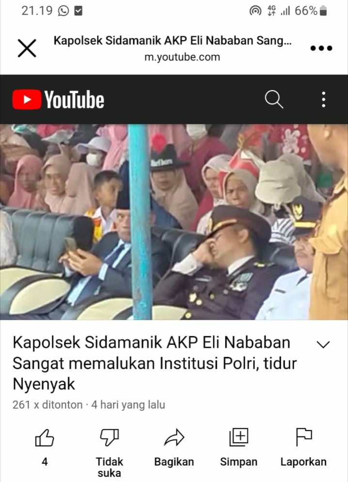 Perayaan HUT RI ke 77 Kapolsek Sidamanik Tidur