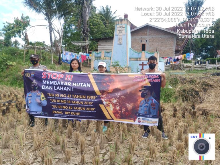 Polsek Silaen Ajak Warga Cegah Karhutla