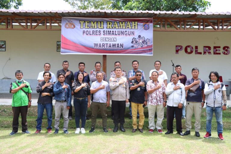 Polres Simalungun Adakan Temu Ramah Dengan Insan Pers