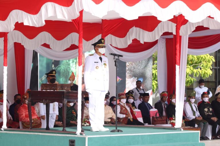 Panglima Kodam XII/Tanjungpura dan Gubernur Kalbar Peringati HUT RI ke 77