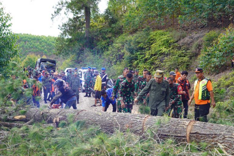 Cegah Kebakaran Hutan Tim Satgas Karhutla Patroli di Nagori Sihaporas