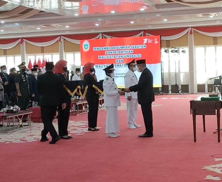 Gubernur Sumut Lantik dr. Susanti Sebagai Wali Kota Pematang Siantar