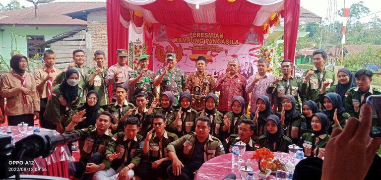 Nagori Manik Maraja di Resmikan Menjadi Kampung Pancasila