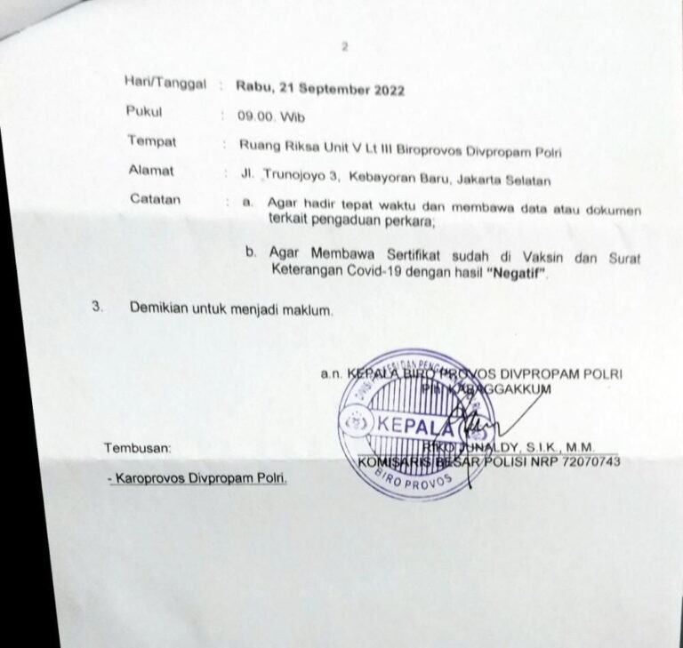Tidur HUT RI ke 77 Kapolsek Sidamanik AKP Eli Nababan Dilaporkan Ke Divpropam Mabes Polri