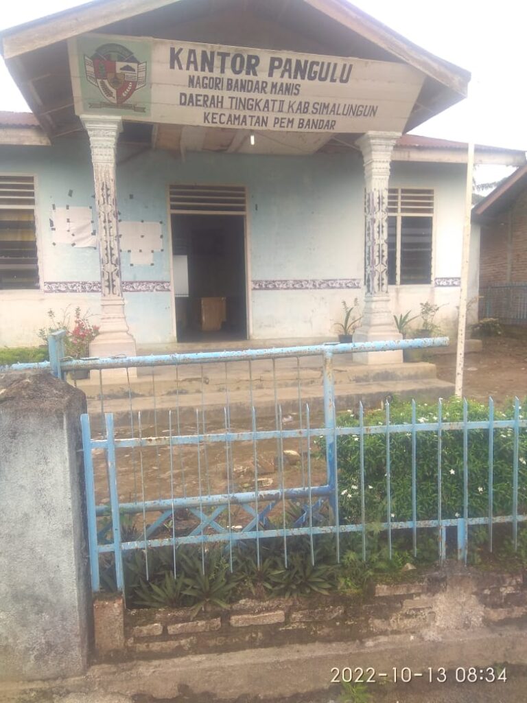 Kantor Pangulu Bandar Manis Tidak Pernah Berpenghuni