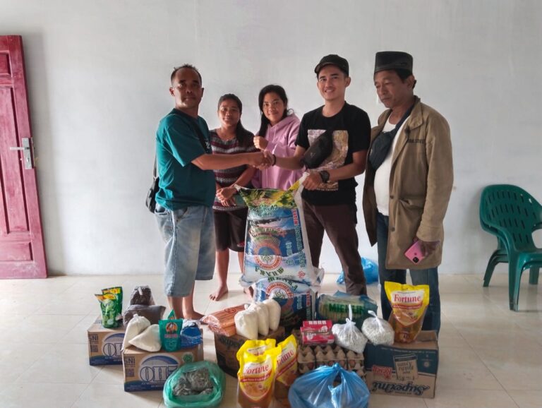 KPA Berikan Bantuan Sembako Ke Masyarakat Kampung Baru Gurilla