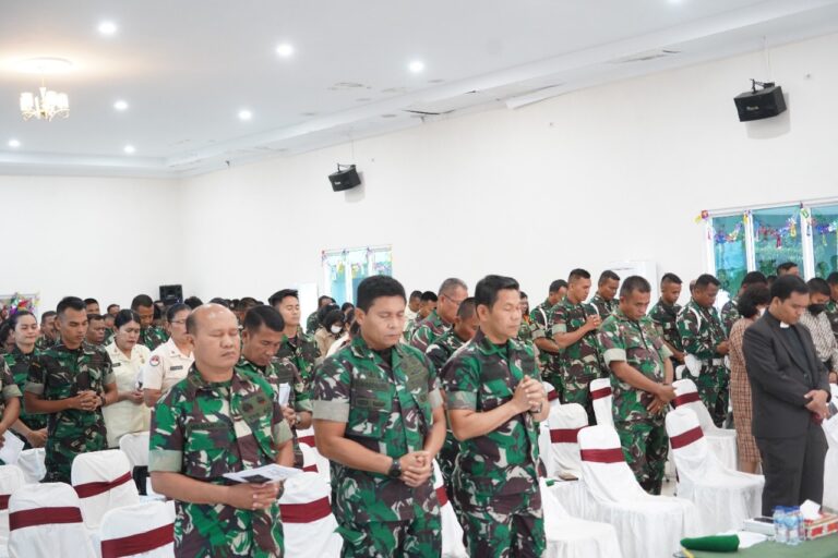 Korem 022 Pantai Timur Gelar Perayaan Natal Oikumene