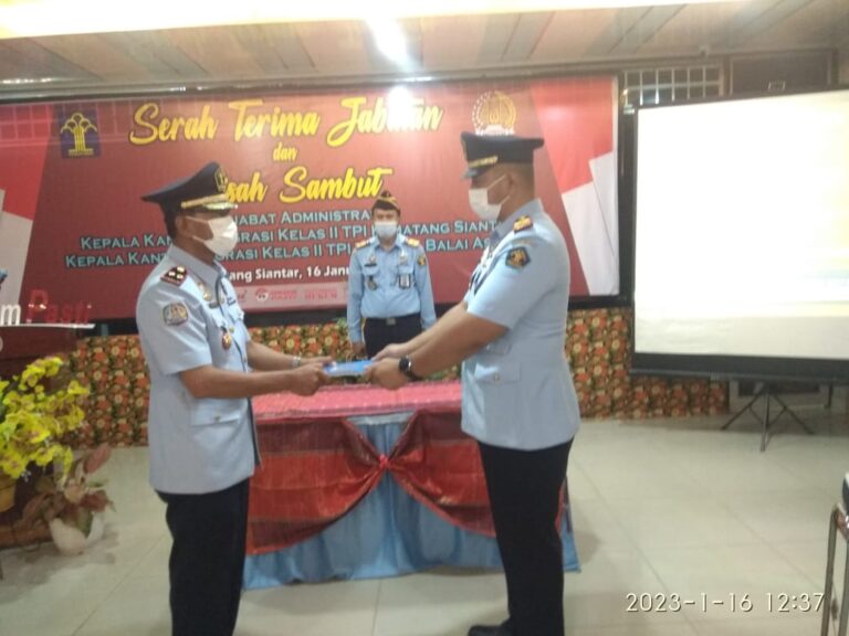 Kepala Kantor Imigrasi Klas II TPI Pematang Siantar Gelar Sertijab