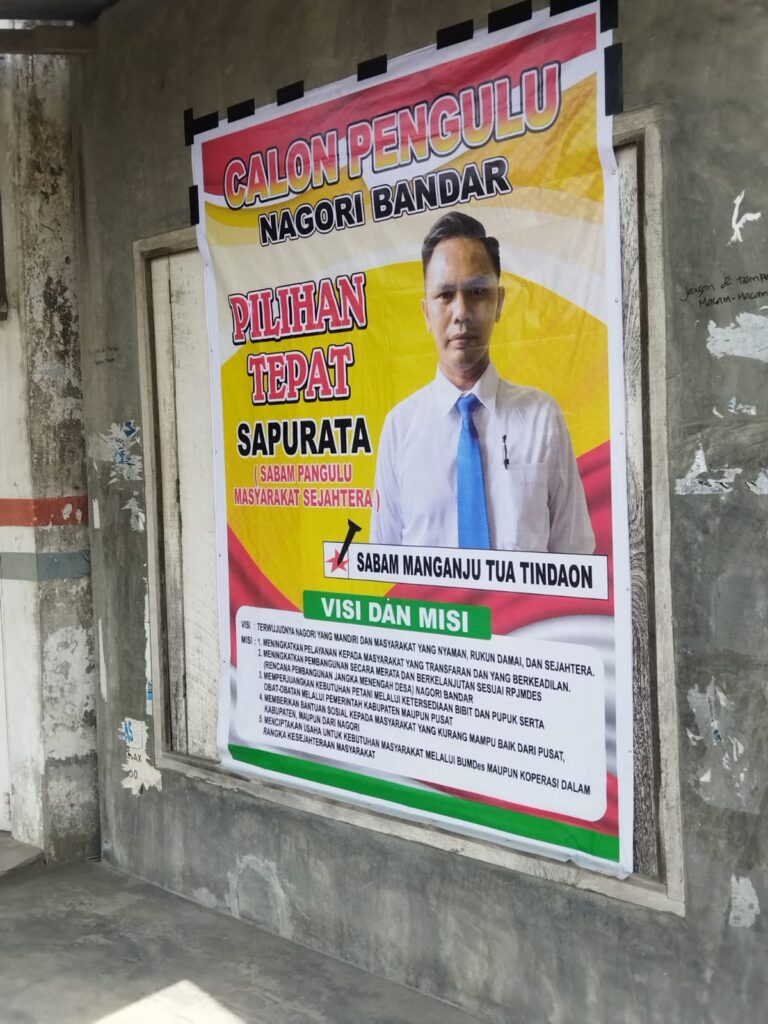 Salah Satu Balon Pangulu Nagori Bandar, Curi Start Kampanye