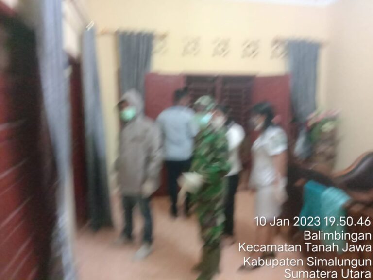 Polsek Tanah Jawa Evakuasi Mayat Pensiunan Karyawan BUMN Dirumahnya