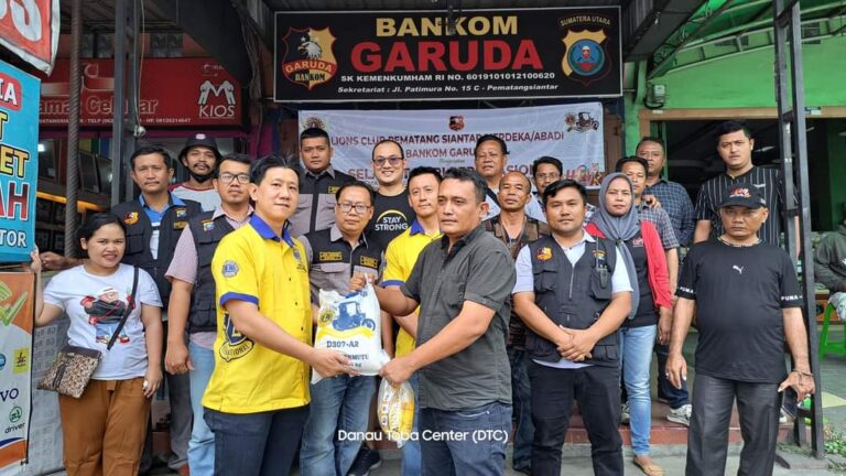Hari Pers Nasional Bankom Garuda Dan Lions Club’  Siantar Berbagi Kasih Dengan Insan Pers
