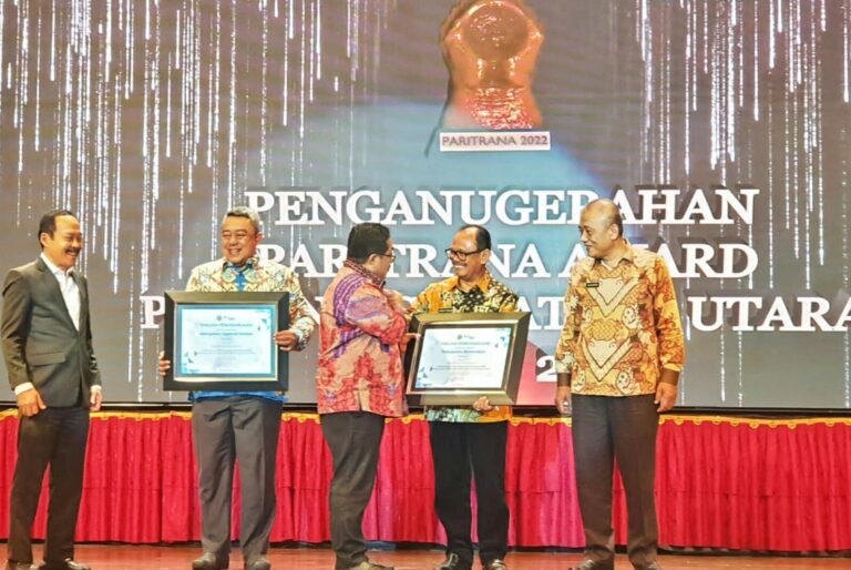 Pemkab Simalungun Raih Penghargaan Paritrana Award Tahun 2022