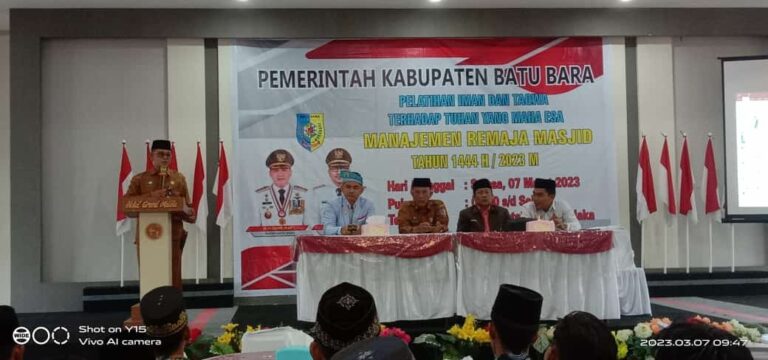 Pemuda BKPRMI Ikuti Pelatihan Imtaq di Pemkab Batubara