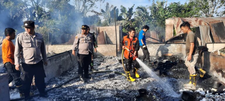 7 Rumah Dimangadei Ludes Terbakar
