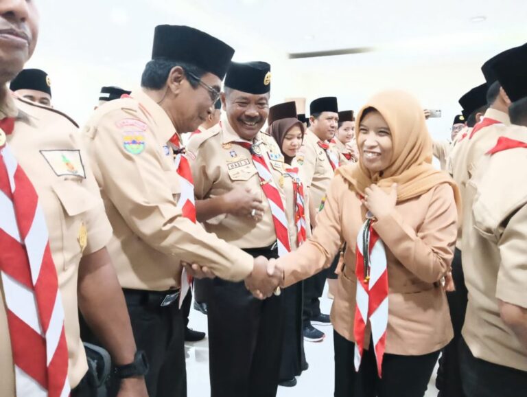 Satuan Karya Pramuka Adhyasta Pemilu Simalungun Dilantik