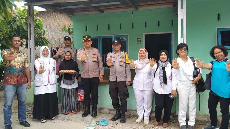 Polres Simalungun dan Polsek Tanah Jawa Gelar Penanganan Stunting Anak