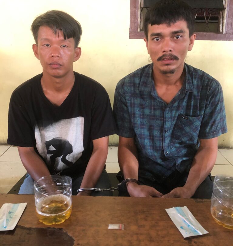 Tiga Pelaku Narkoba Jalan Cengkeh Ditangkap Polsek Perdagangan
