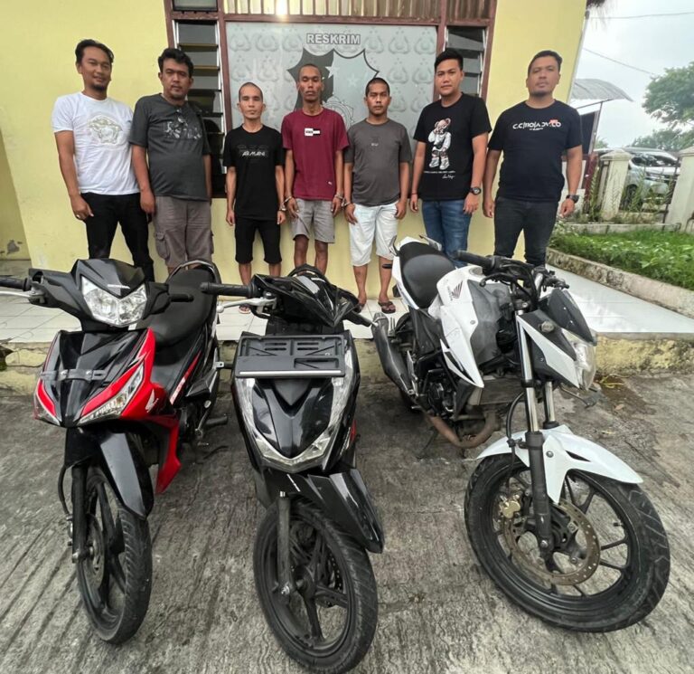 Polres Tangkap 3 Ranmor Lintas Kota Di Haranggaol