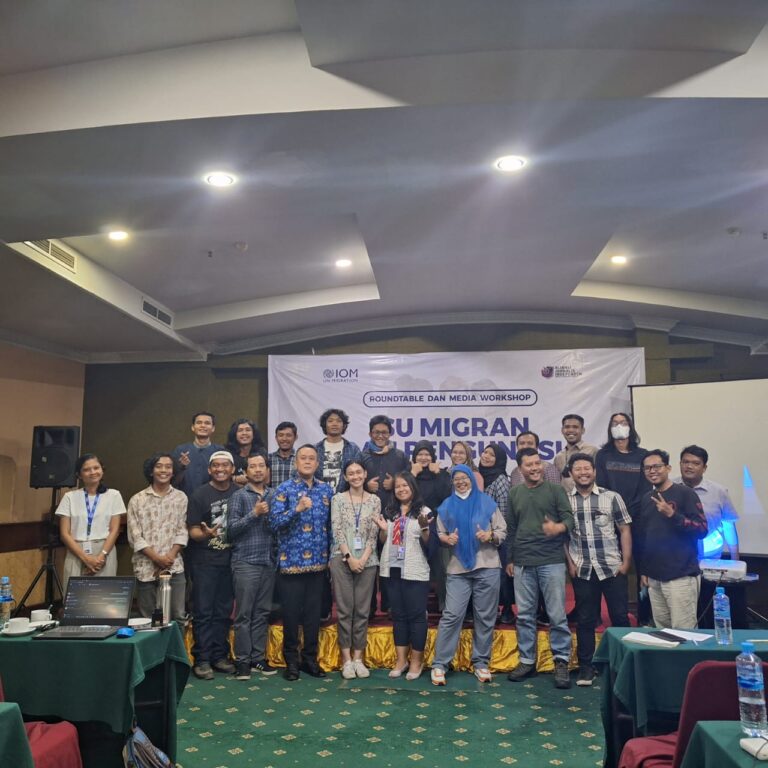 IOM Indonesia dan AJI Medan Gelar Workshop Migran dan Pengungsi