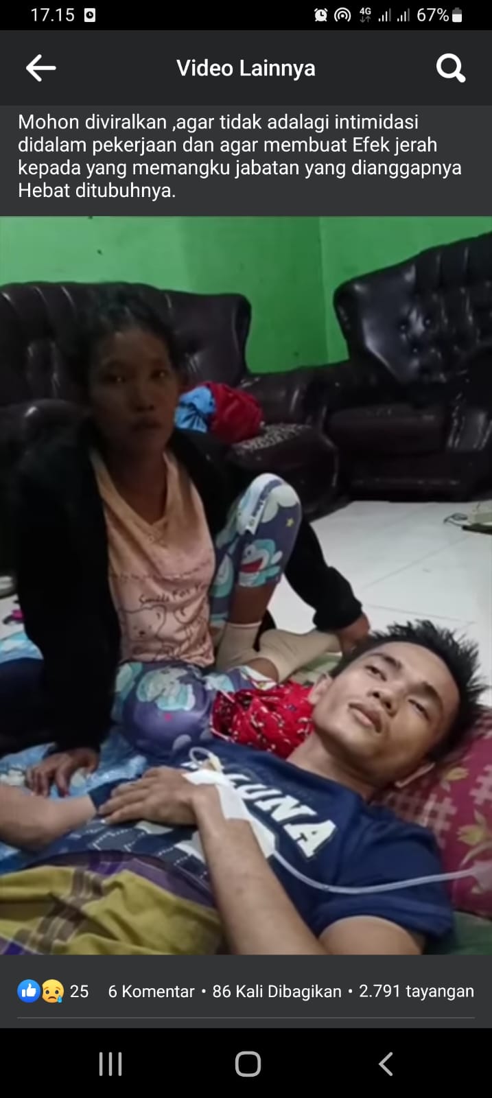 Viral Seorang Security Unit Gunung Bayu Minta Keadilan