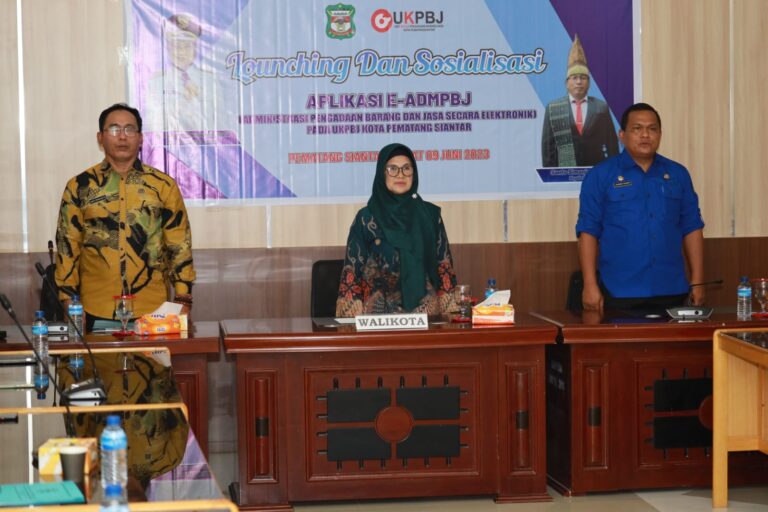 Minimalisir Resiko Pemko Siantar Launching dan Sosialisasi Aplikasi E-ADM PBJ UKPBJ