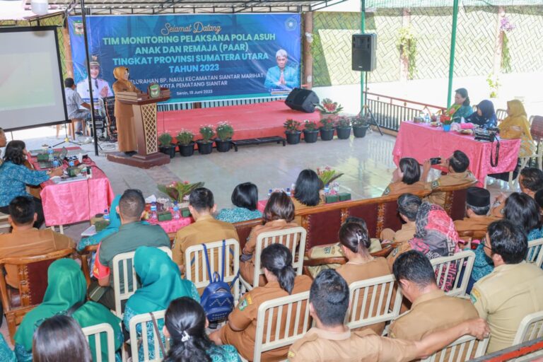 Pemko Siantar Hadiri Kedatangan TP PKK Sumut Di Kelurahan BP Nauli