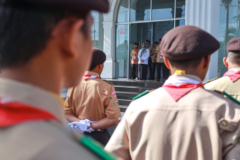 Pemko Siantar Lepas Kontingen Gerakan Pramuka Kwarcab