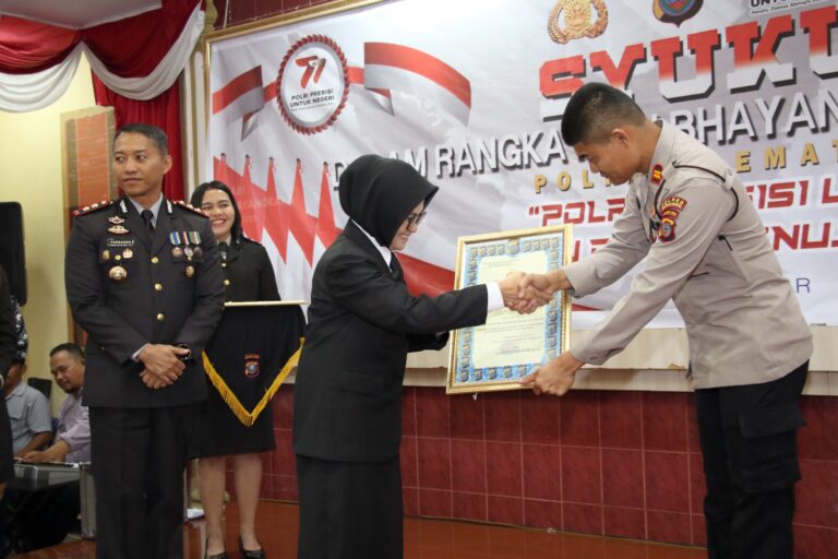 Pemko Siantar Hadiri HUT Ke 77 Bhayangkara Di Mapolres Siantar