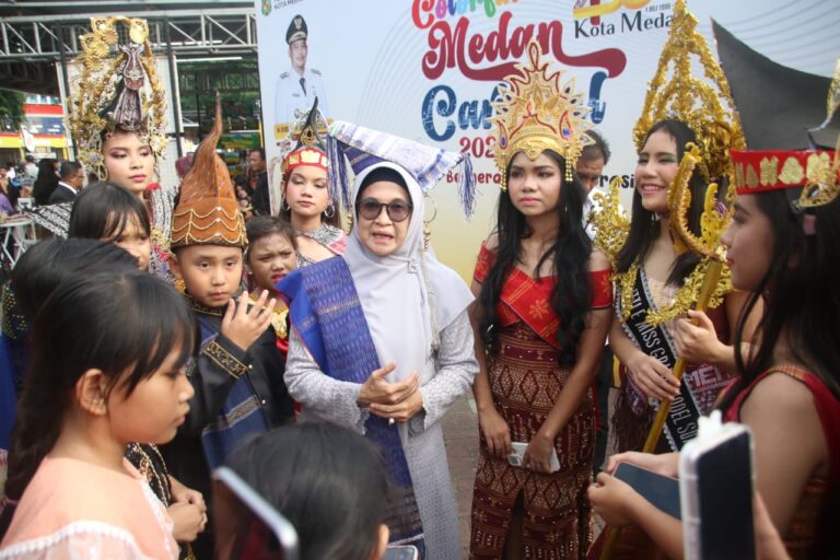Colorful Medan karnaval 2023 Meriahkan Hut Ke-433 Kota Medan