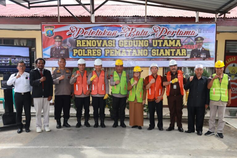 Pemko Siantar Hadiri Renovasi Gedung Utama Polres Siantar