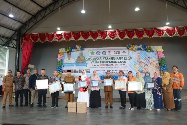 PT. Agincourt Resources Fasilitasi Sosialisasi Transisi PAUD ke SD di Tapsel