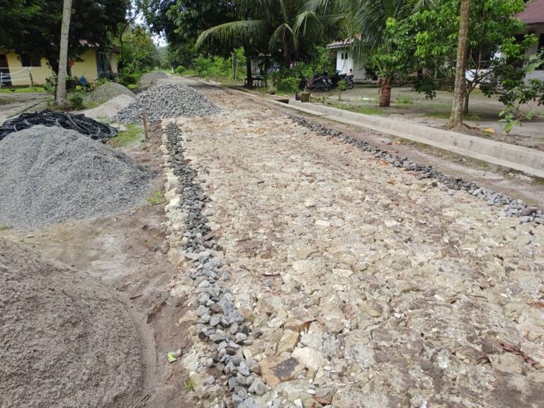 Proyek Lapen Di Nagori Purwosari Pematang Bandar Dipertanyakan