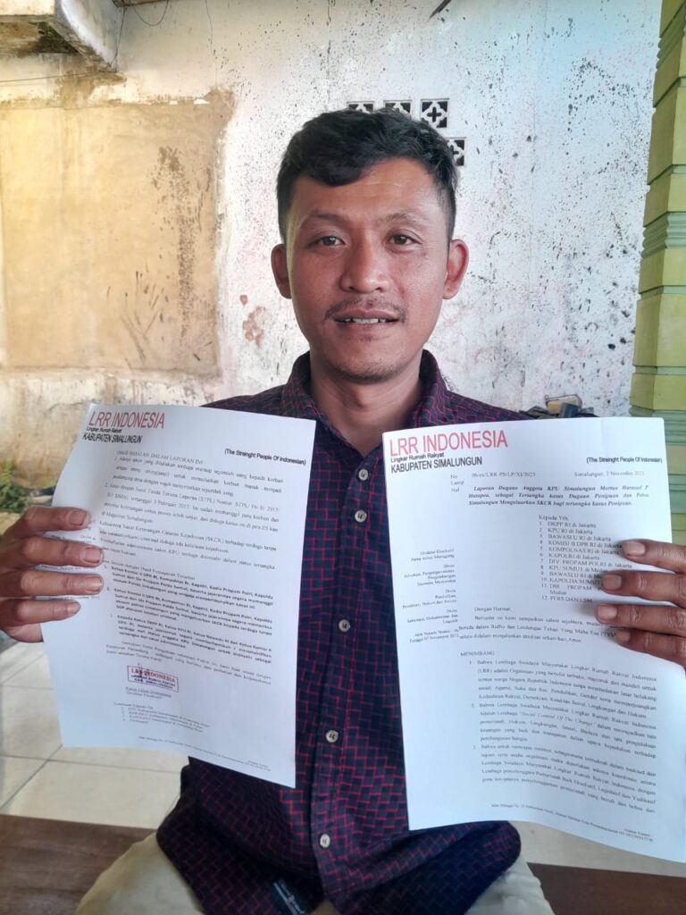 Terkait Oknum KPU Simalungun, LRR Indonesia Surati DKPP dan Kapolri