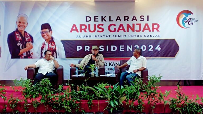Relawan ARUS GANJAR Deklarasi Dukung Ganjar-Mahfud di Sumut