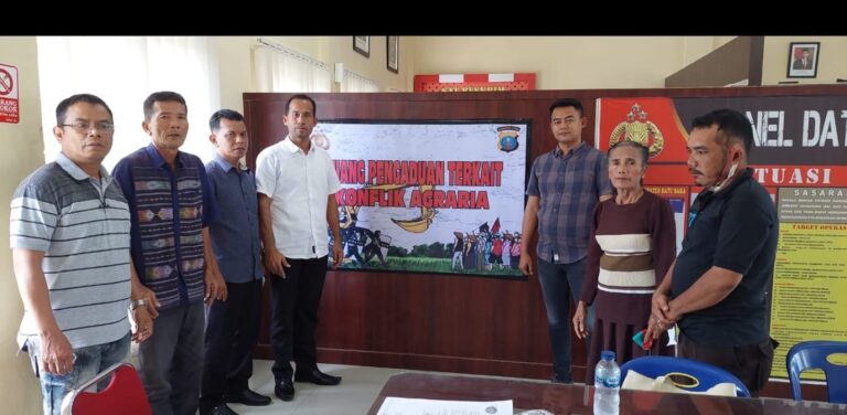 Tipidter Polres Batu Bara Hadirkan Ruang Mediasi Pengaduan Konflik Agraria Untuk Masyarakat