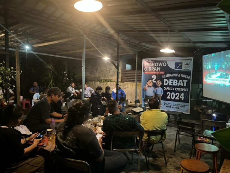 PRIMA Kota Medan Dan ARUN Gelar Nobar Debat Pilpres 2024